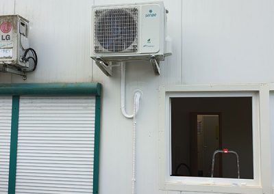 Sendo Klimaanlagen an einem gewerblichen Gebäude