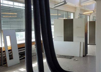 Installation Klimaleitungen in einem gewerblichen Objekt