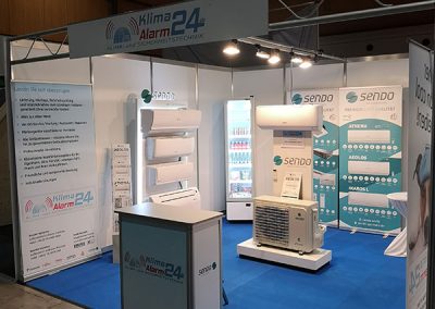 Messestand Klimaalarm24 auf der Offerta Karlsruhe